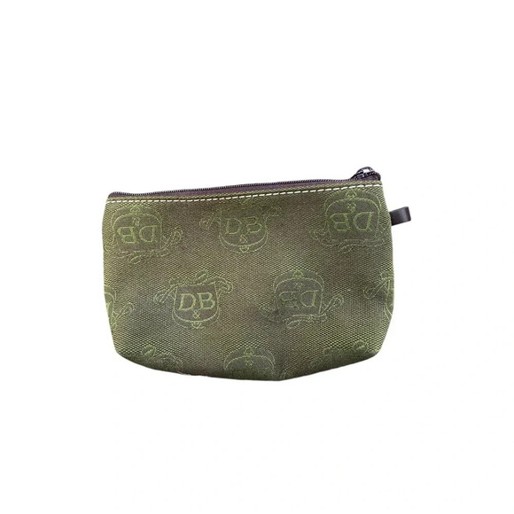 Dooney & Bourke canvas green pouch small - Picture 2 of 8